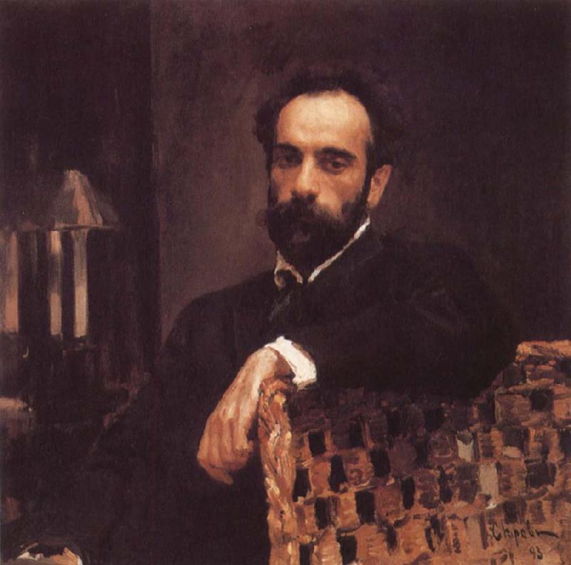 Valentin Serov Portrait of the Artist Isaac Levitan